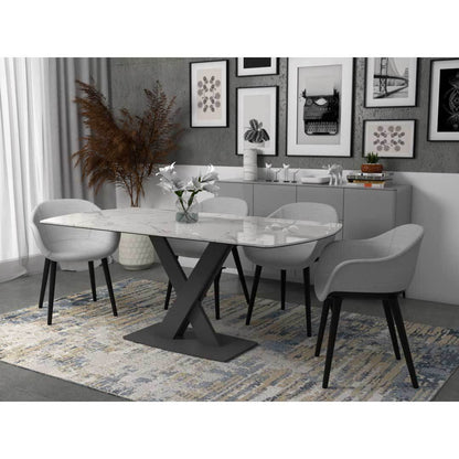 Landon Extendable Sintered Stone Dining Table Singapore