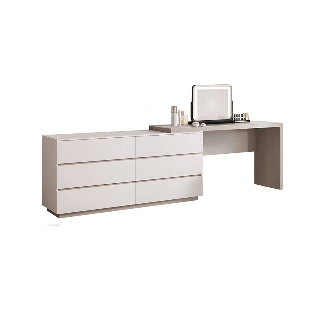 Lazarus Glossy Sintered Stone Extendable Dressing Table Singapore