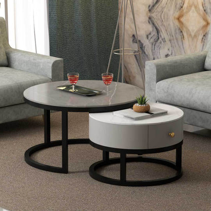 Lemmie Sintered Stone Coffee Table Singapore