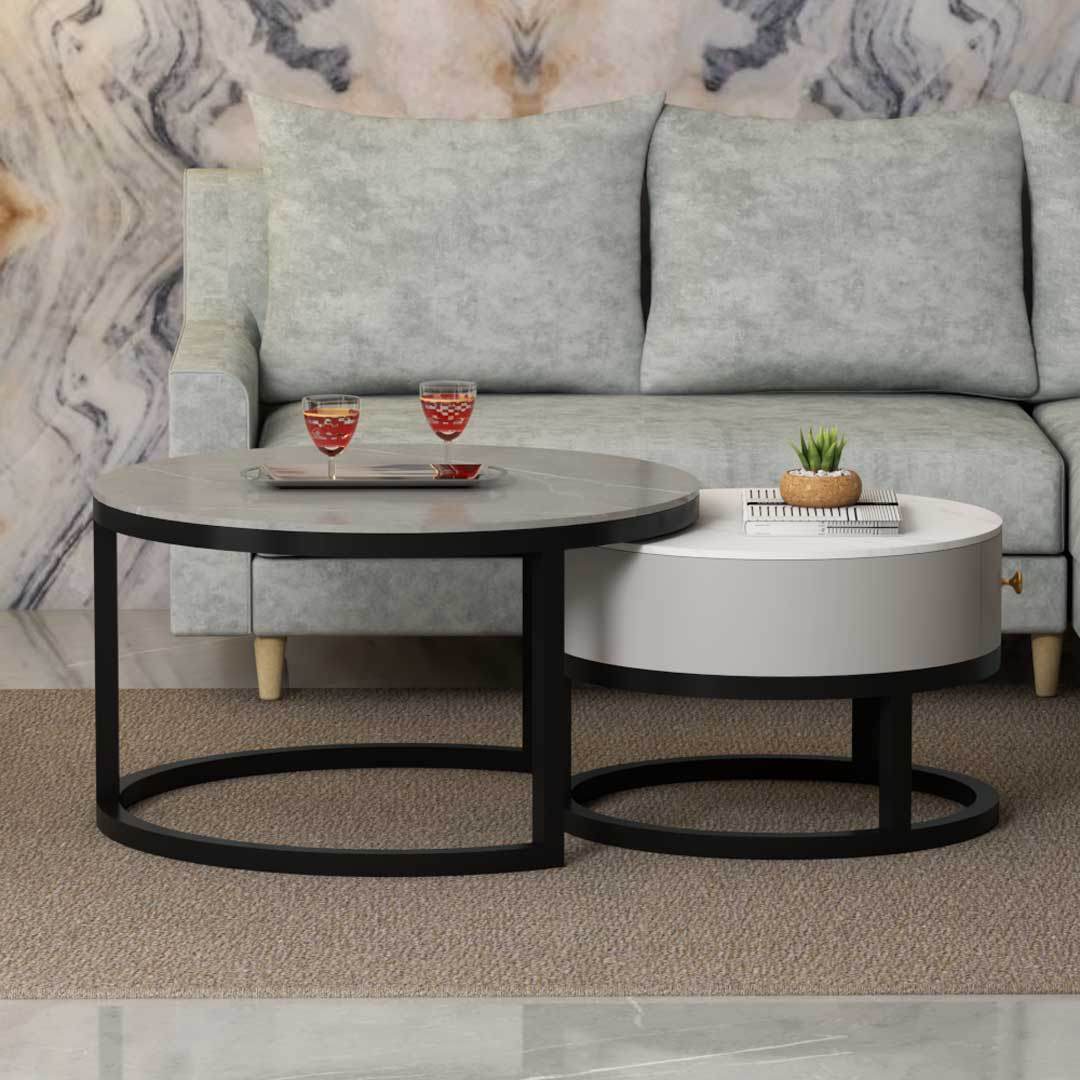 Lemmie Sintered Stone Coffee Table Singapore