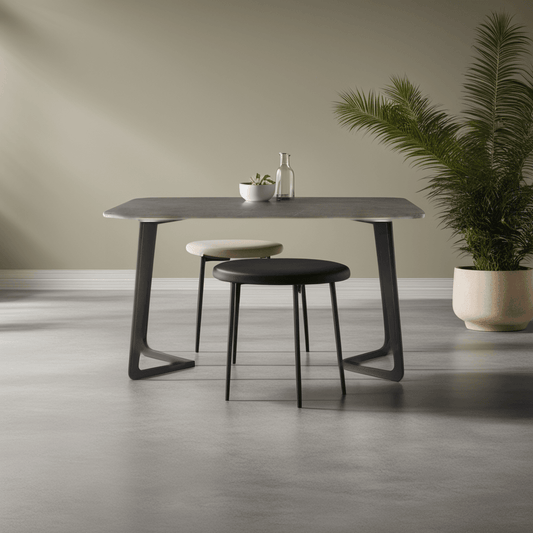 Loreta Sintered Stone Dining Table (140cm/160cm/180cm) Singapore