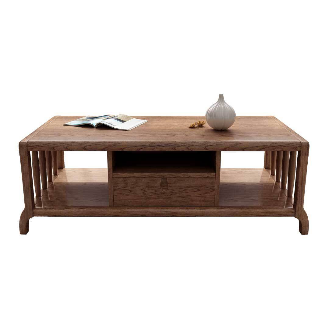 Luna Ash Wood Coffee Table Singapore