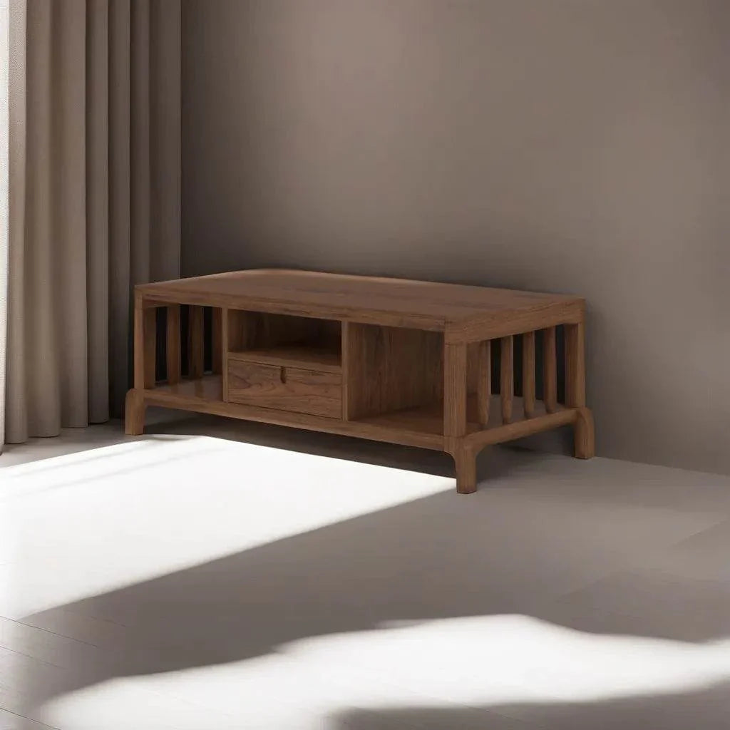 Luna Ash Wood Coffee Table Singapore