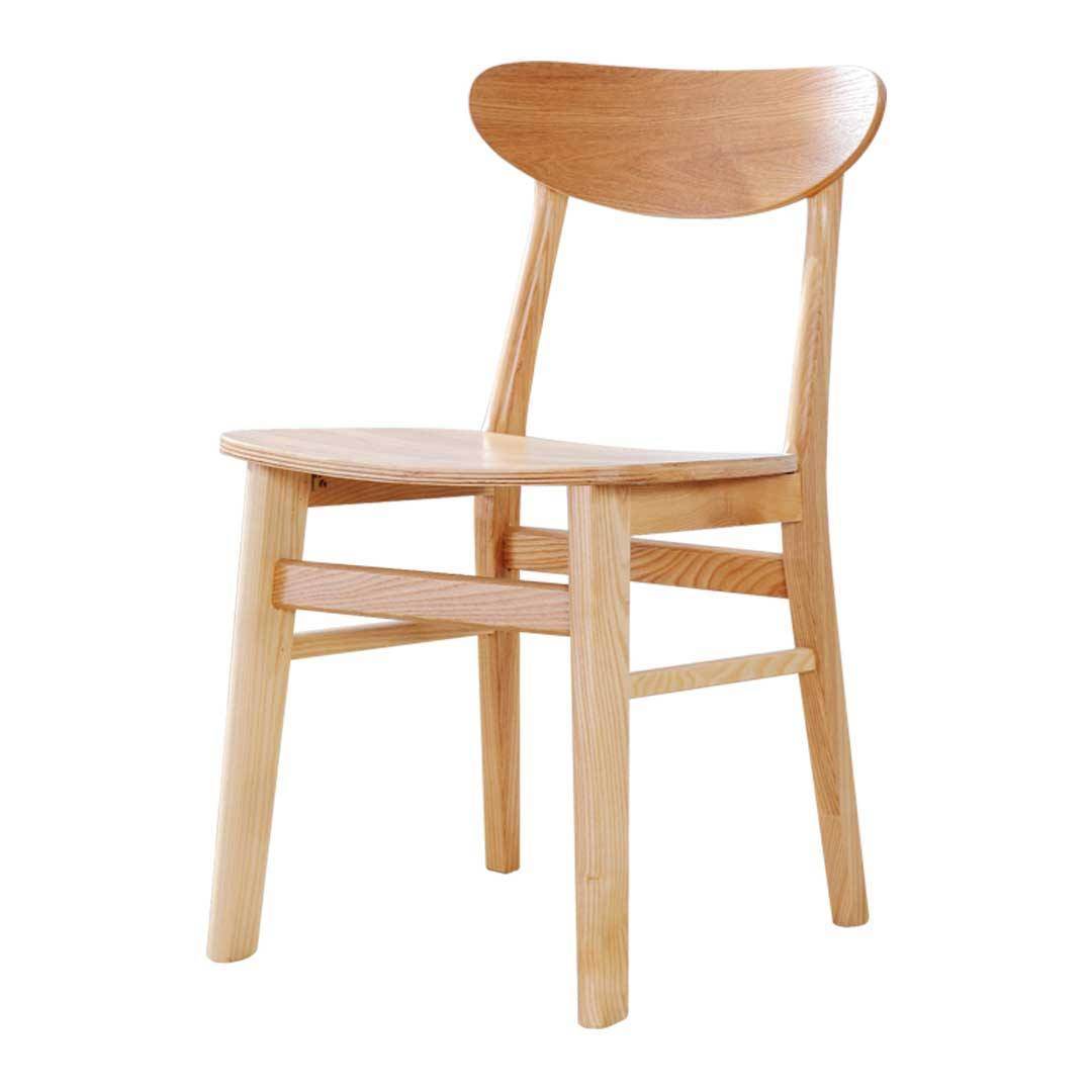 Luna Ash Wood Dining Chair Singapore