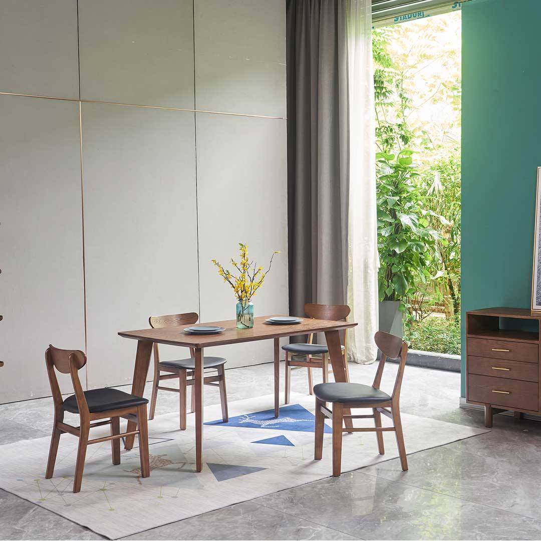 Luna Ash Wood Dining Chair Singapore