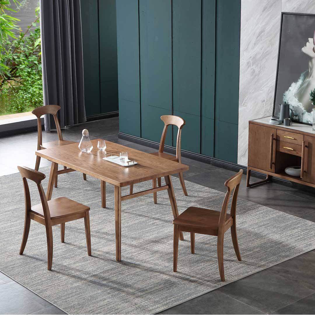 Lurdes Ash Wood Dining Chair Singapore