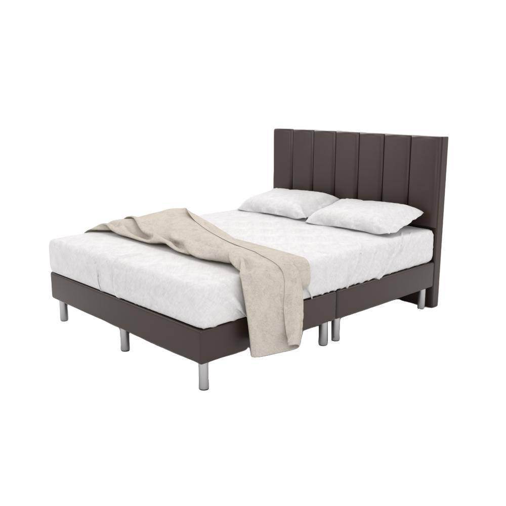 Makon Faux Leather Bed Frame Singapore