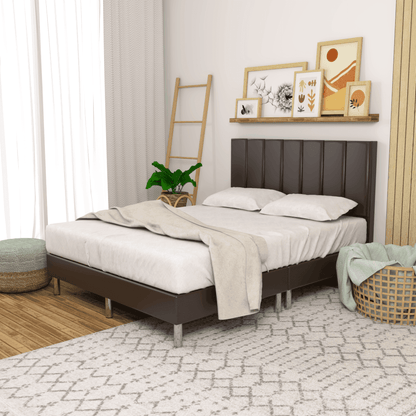 Makon Faux Leather Bed Frame Singapore