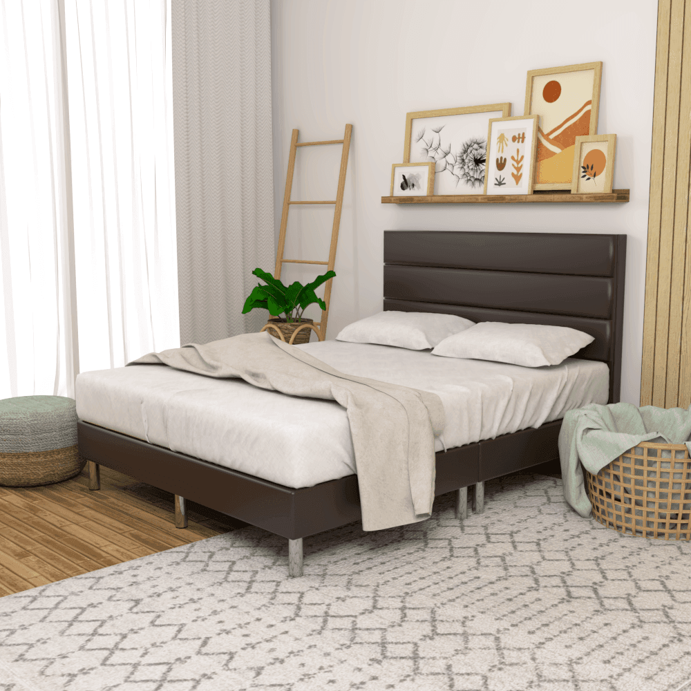 Makoni Faux Leather Bed Frame Singapore