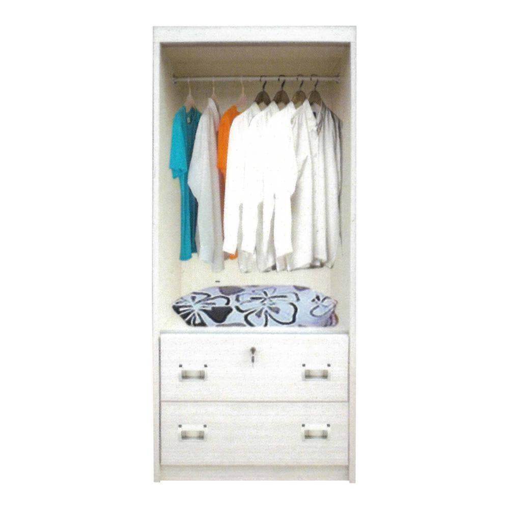 Mandolin White-Wash Sliding Wardrobe Singapore