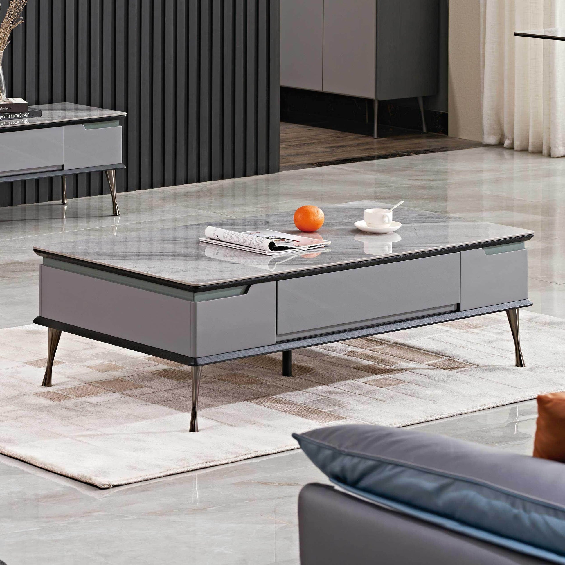 Manolo Polished Sintered Stone Coffee Table Singapore