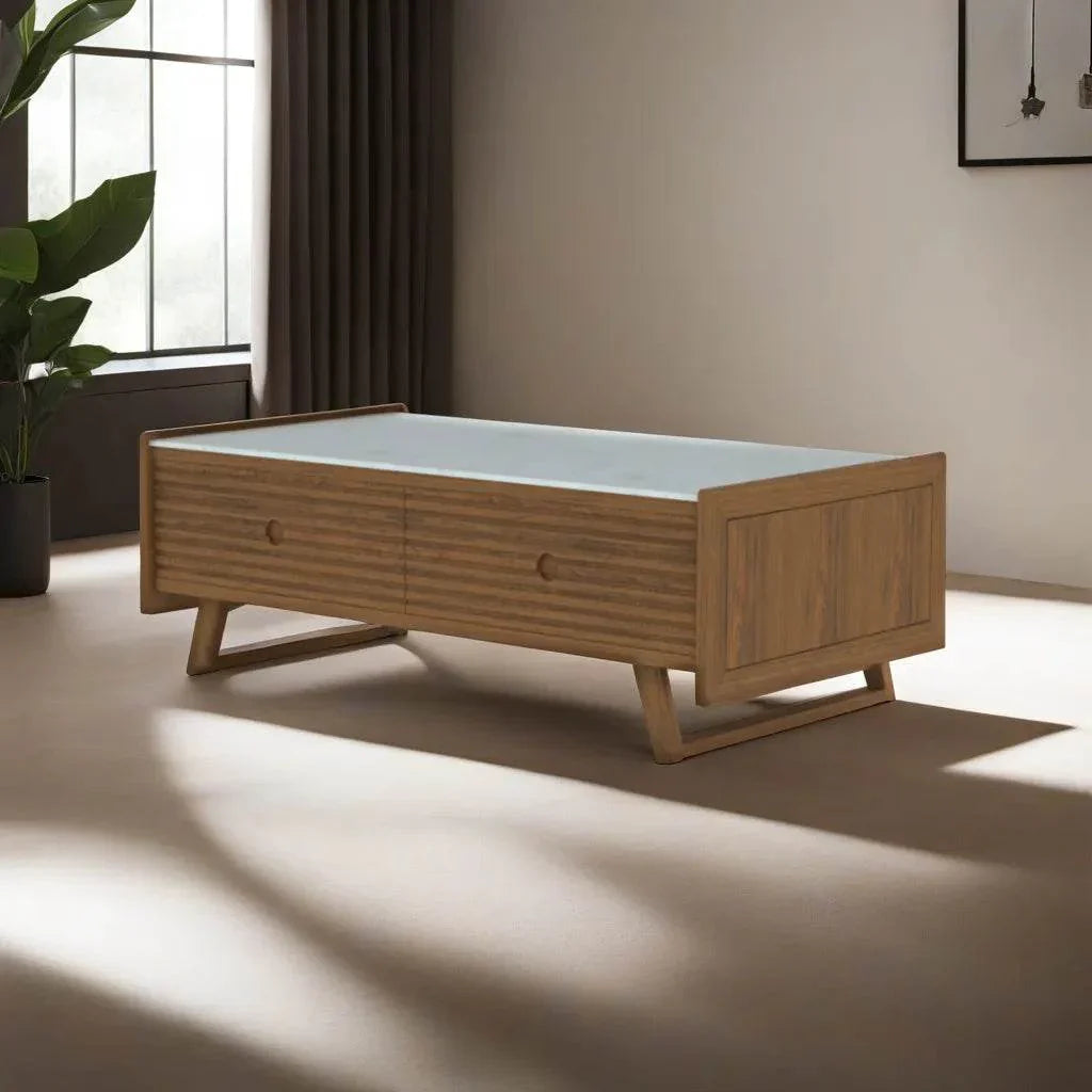 Marcio Ash Wood Coffee Table Singapore