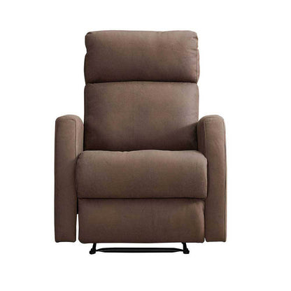 Marlene Brown Fabric Recliner Armchair Sofa Singapore