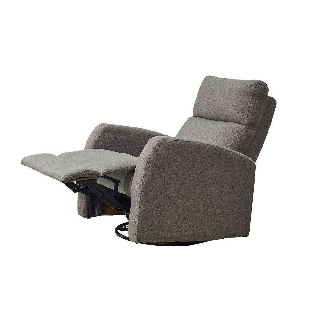 Marlene Grey Fabric Recliner Armchair Sofa Singapore