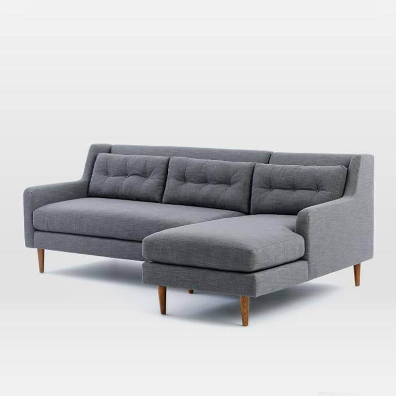 Melanie Grey Fabric Sofa Singapore