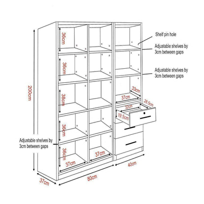 Micah II Bookshelf Singapore