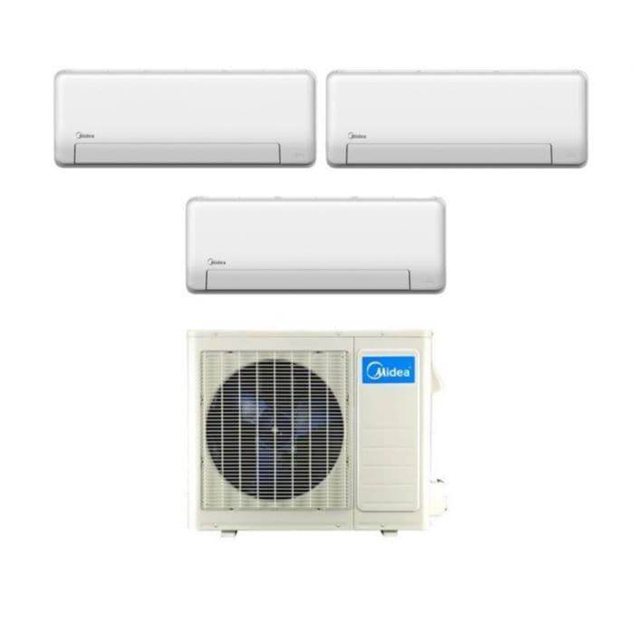 Midea System 3 Aircon MAE-3M21D-2XMSEID-09(S)-1XMSEID-12(S) <br> 2 x 9000 BTU 1 x 12000 BTU Singapore