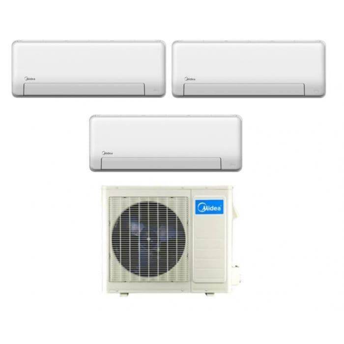 Midea System 3 Aircon MAE-3M25E-1XMSEID-09-2XMSEID-12<br> 1 x 9000 BTU 2 x 12000 BTU Singapore