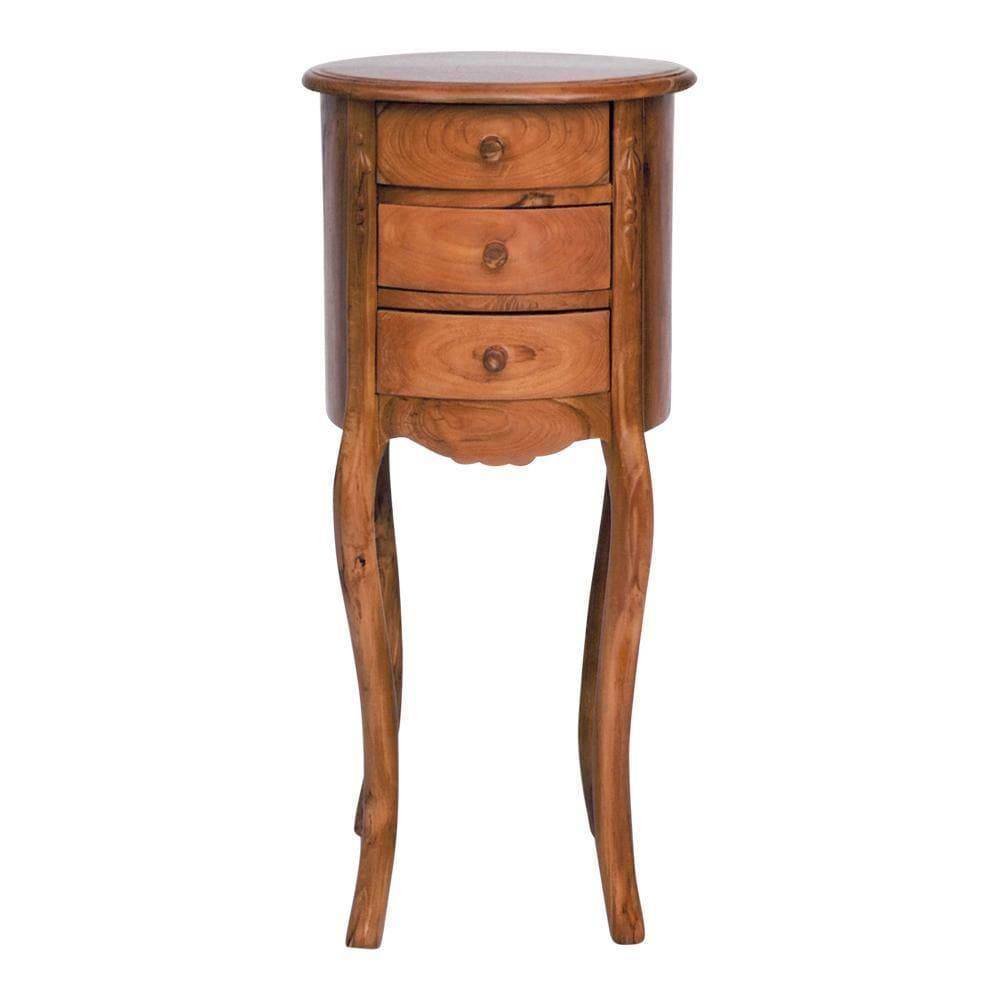 Morris Teak Wood Bed Side Table Singapore