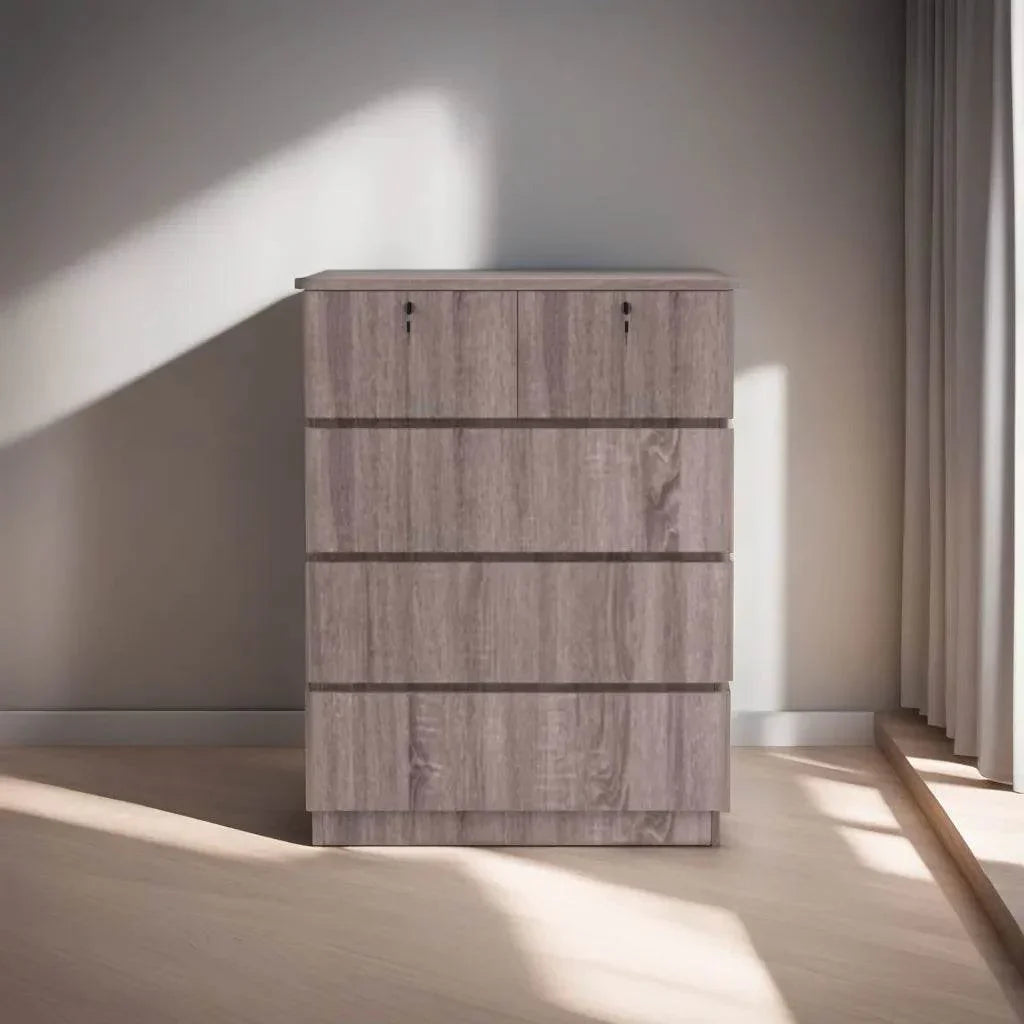 Myrton Chest of Drawers in Cappuccino Singapore