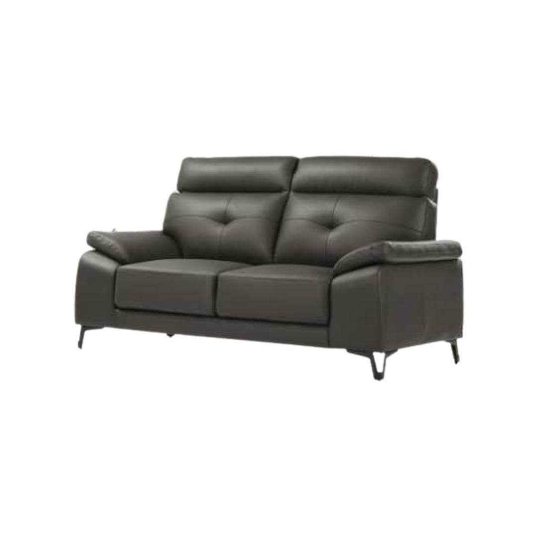 Olivier Black Leather Sofa Singapore