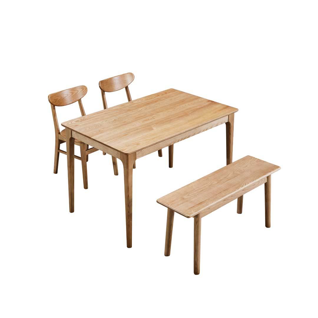 Palmer Ash Wood Dining Table Singapore