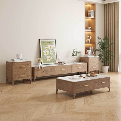 Penthia Ash Wood Coffee Table Singapore