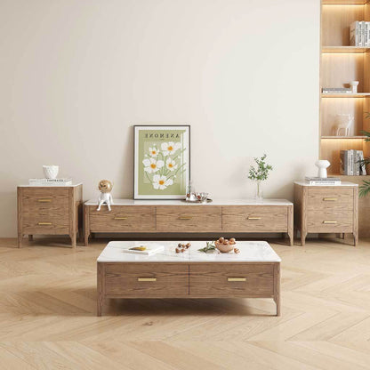 Penthia Ash Wood Coffee Table Singapore