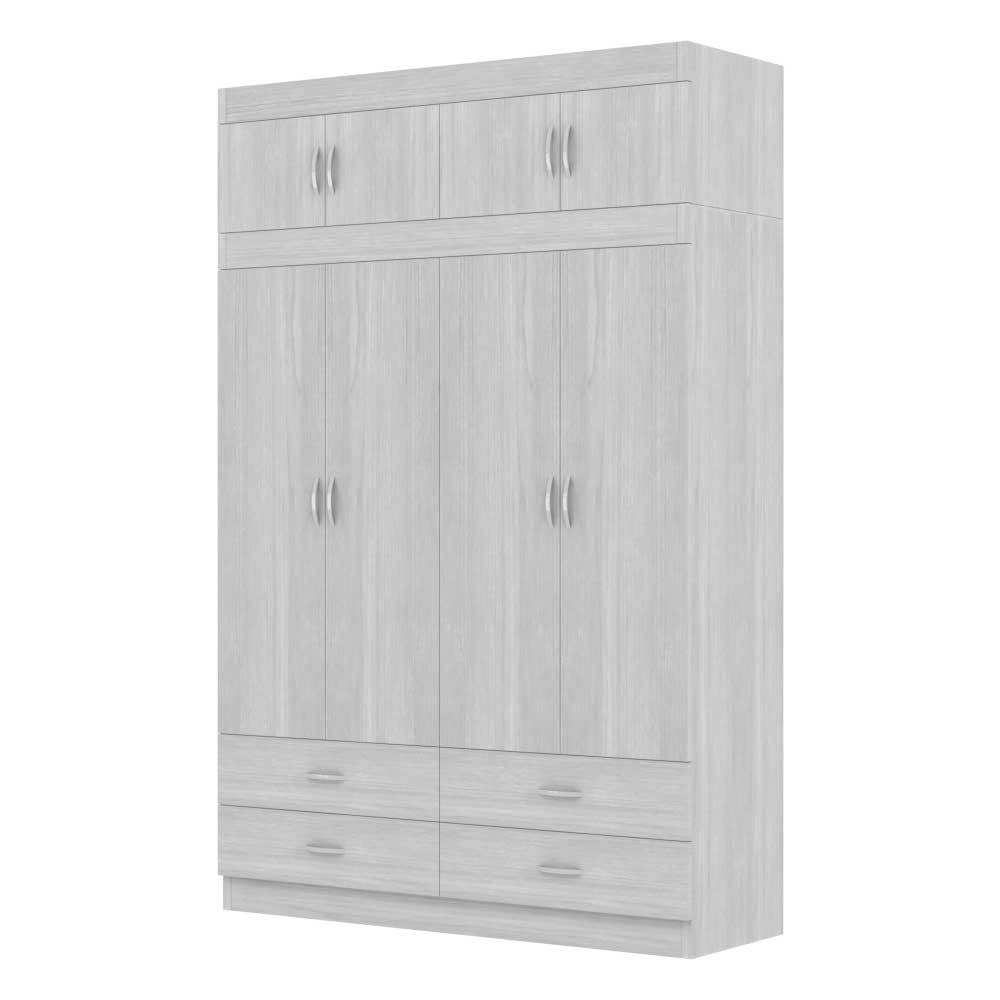 Quincy 4 Door Open Wardrobe with Top Singapore