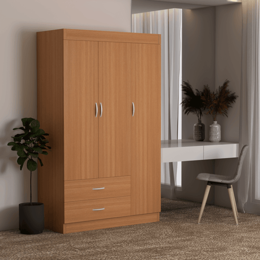 Quinton 3 Door Open Wardrobe Singapore