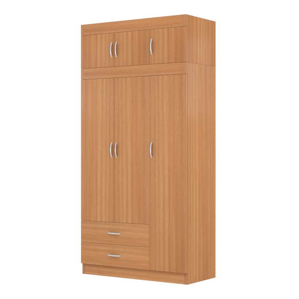 Quinton 3 Door Open Wardrobe with Top Singapore