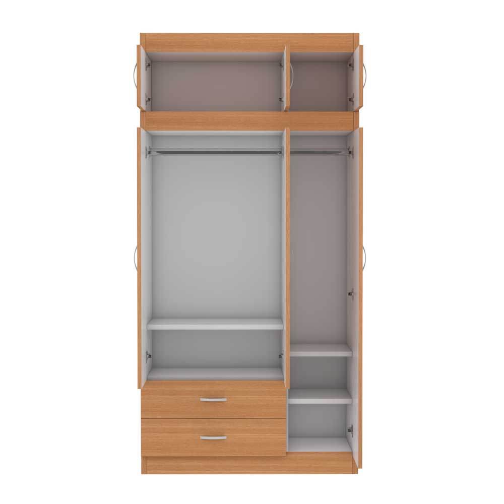 Quinton 3 Door Open Wardrobe with Top Singapore