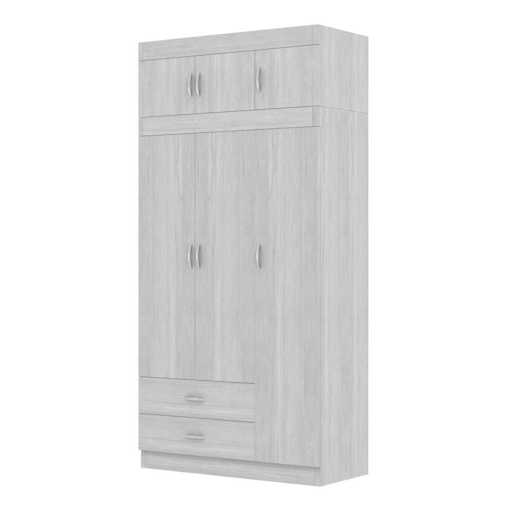 Quinton 3 Door Open Wardrobe with Top Singapore