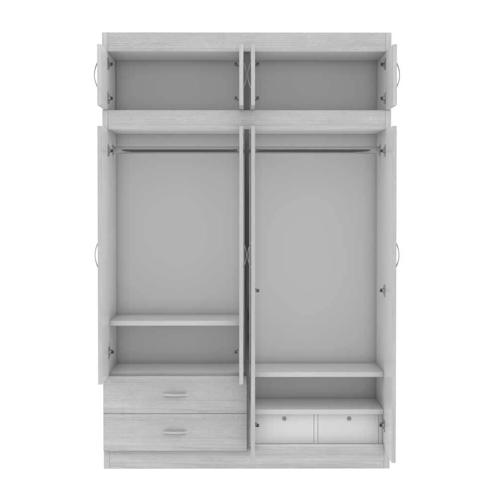 Quinton 4 Door Open Wardrobe with Top Singapore