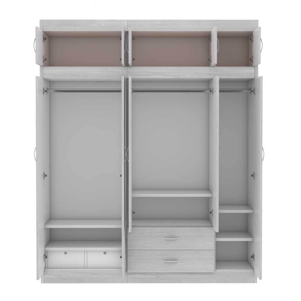 Quinton 5 Door Open Wardrobe with Top Singapore