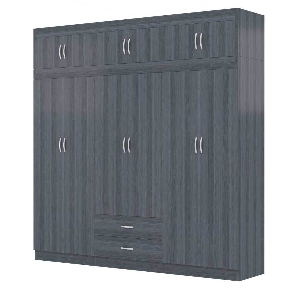 Quinton 6 Door Open Wardrobe with Top Singapore