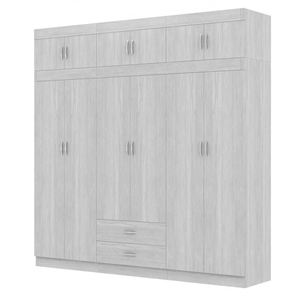 Quinton 6 Door Open Wardrobe with Top Singapore