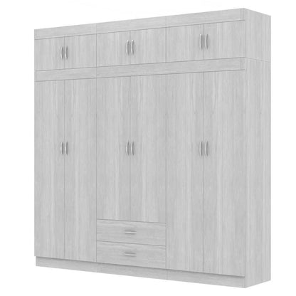 Quinton 6 Door Open Wardrobe with Top Singapore