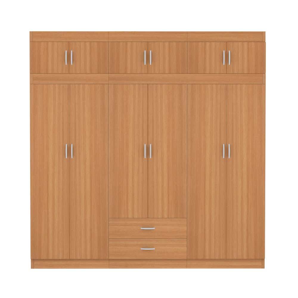 Quinton 6 Door Open Wardrobe with Top Singapore