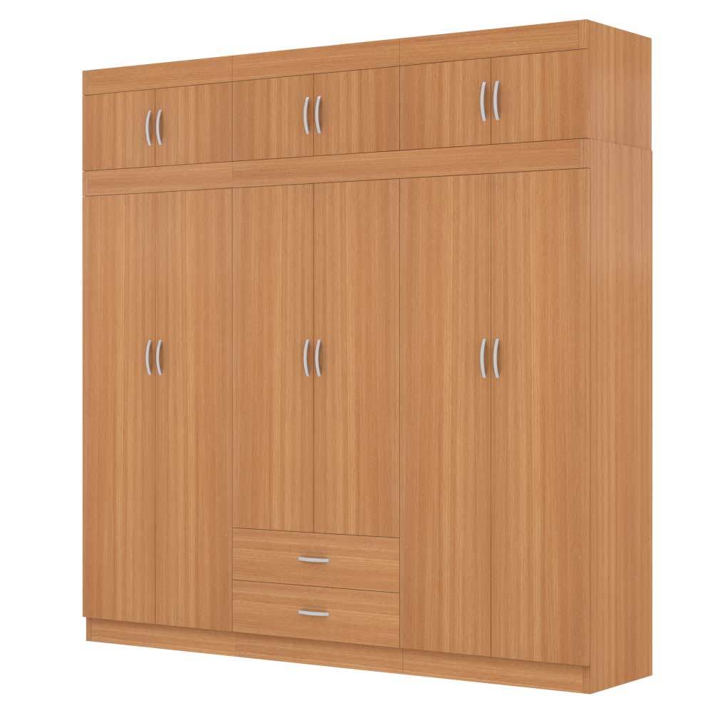 Quinton 6 Door Open Wardrobe with Top Singapore