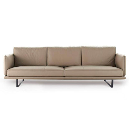 Randoline Beige Faux Leather Sofa Singapore