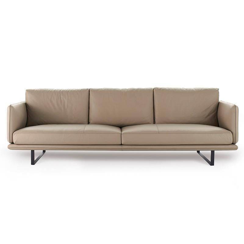 Randoline Beige Genuine Leather Sofa Singapore