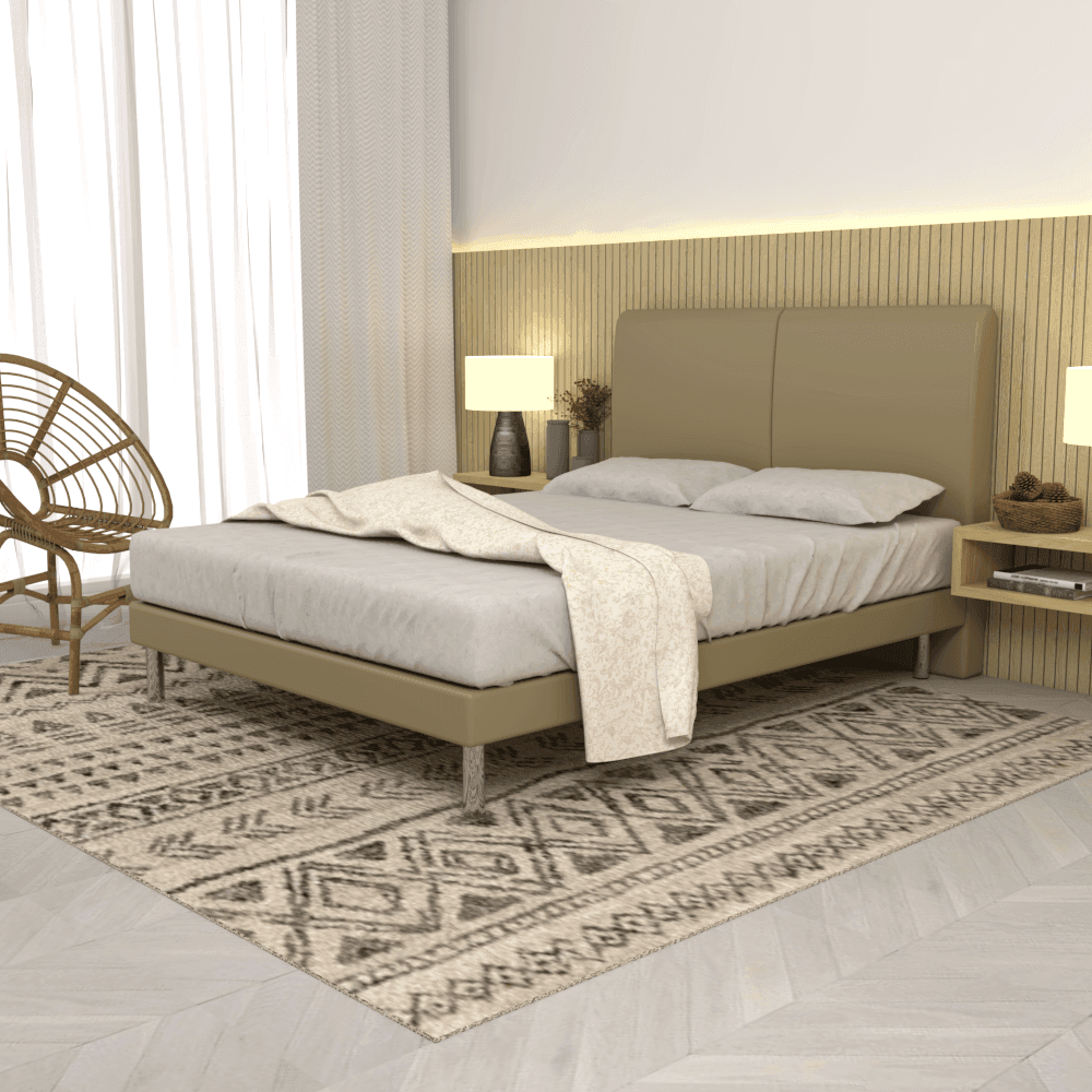 Ritzy Faux Leather Bed Frame Singapore