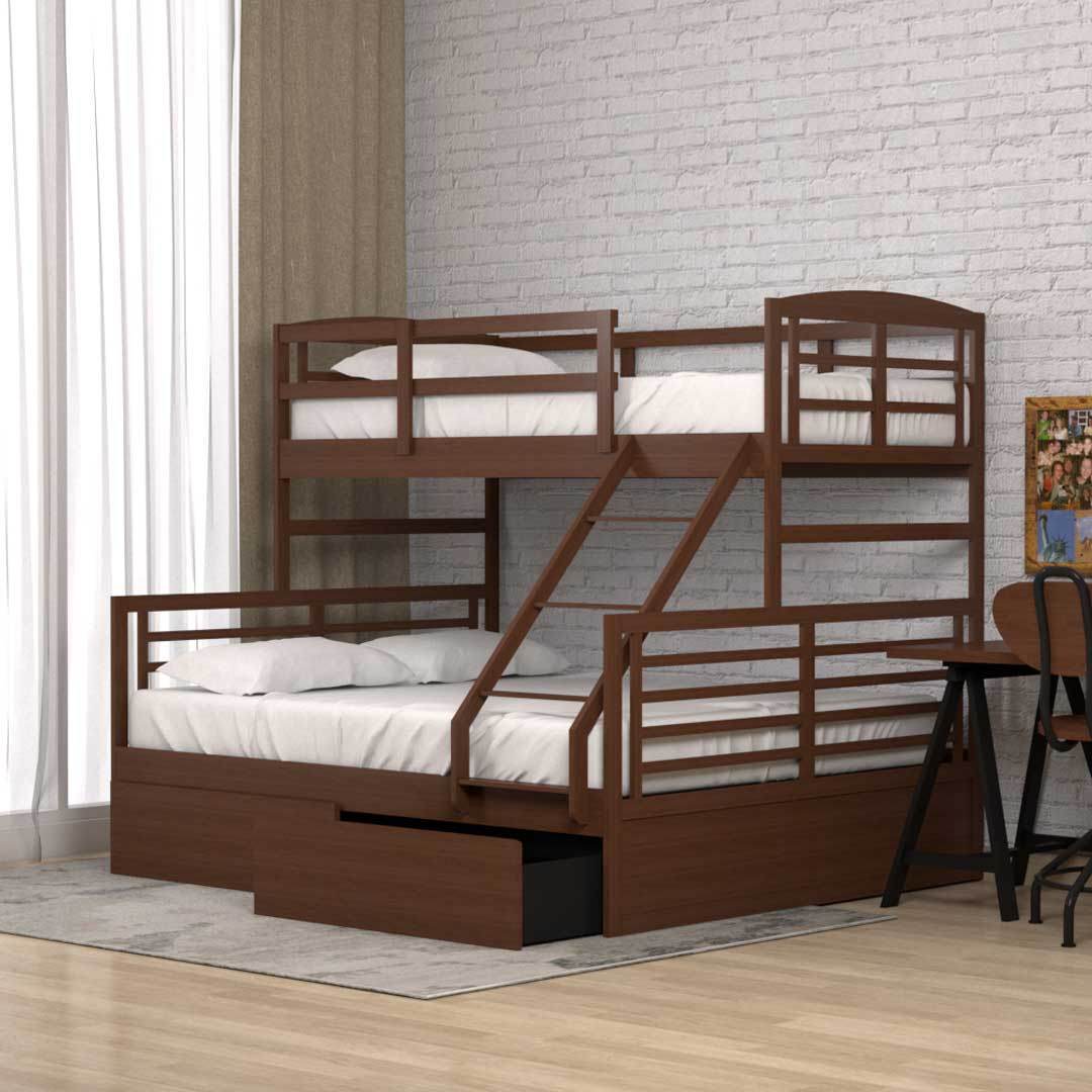 Ruth Wooden Double Decker Bed Frame Singapore