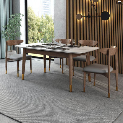 Simone Extendable Sintered Stone Dining Table (1.2m - 1.5m) Singapore