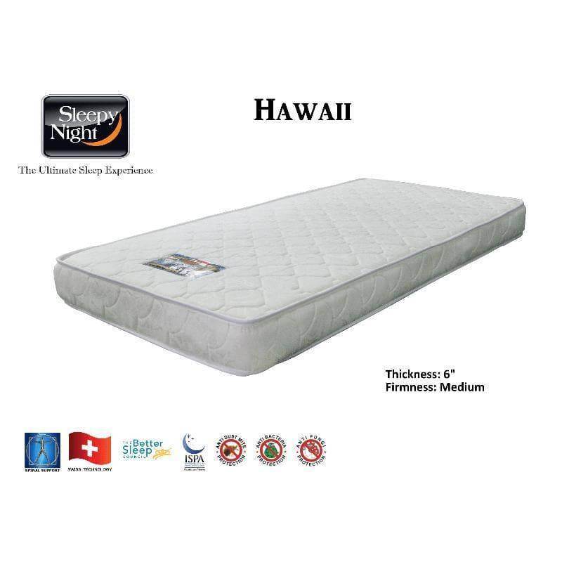 Sleepy Night Hawaii Bonnell Spring Mattress 6 Inch Singapore