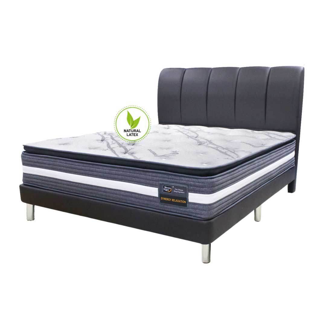 Sleepy Night Synergy Relaxation Mattress + Bedframe Singapore