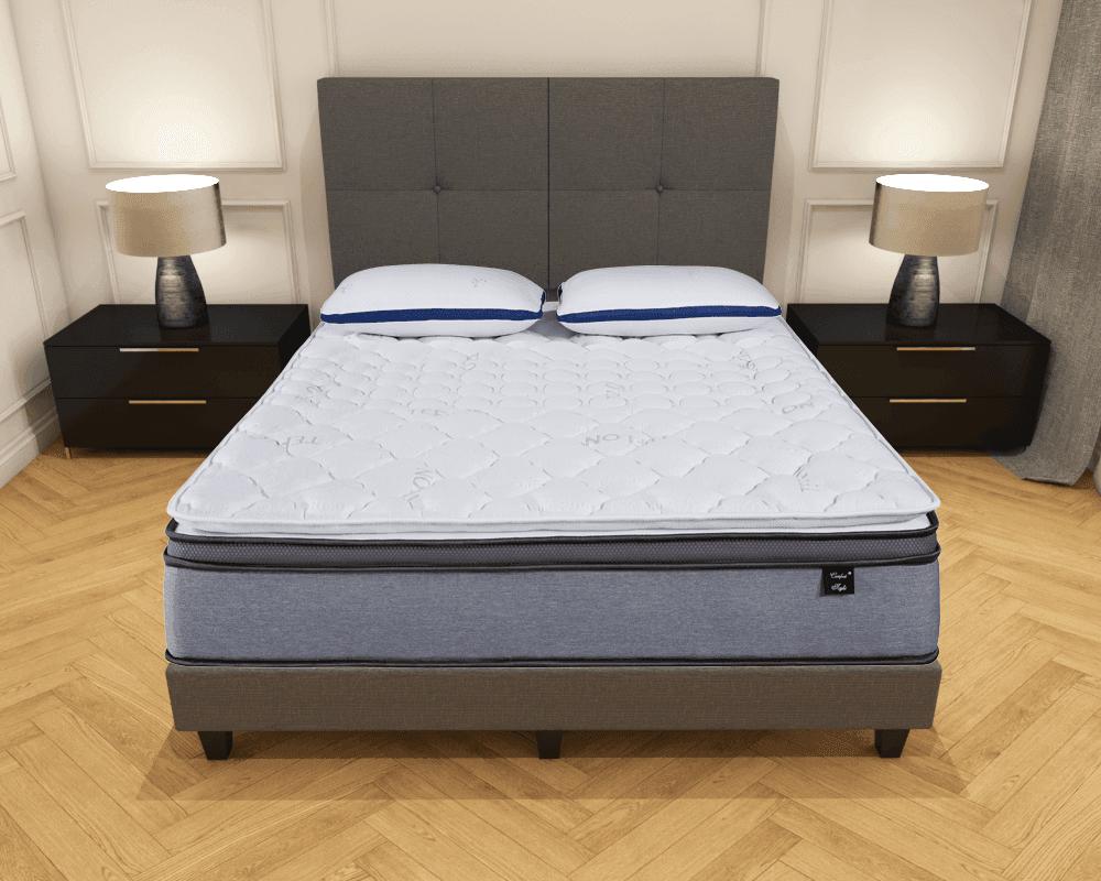 Somnuz™ Comfort Night 12 Inch Water Repellent Teflon Fabric Latex Individual Pocketed Spring Mattress Singapore