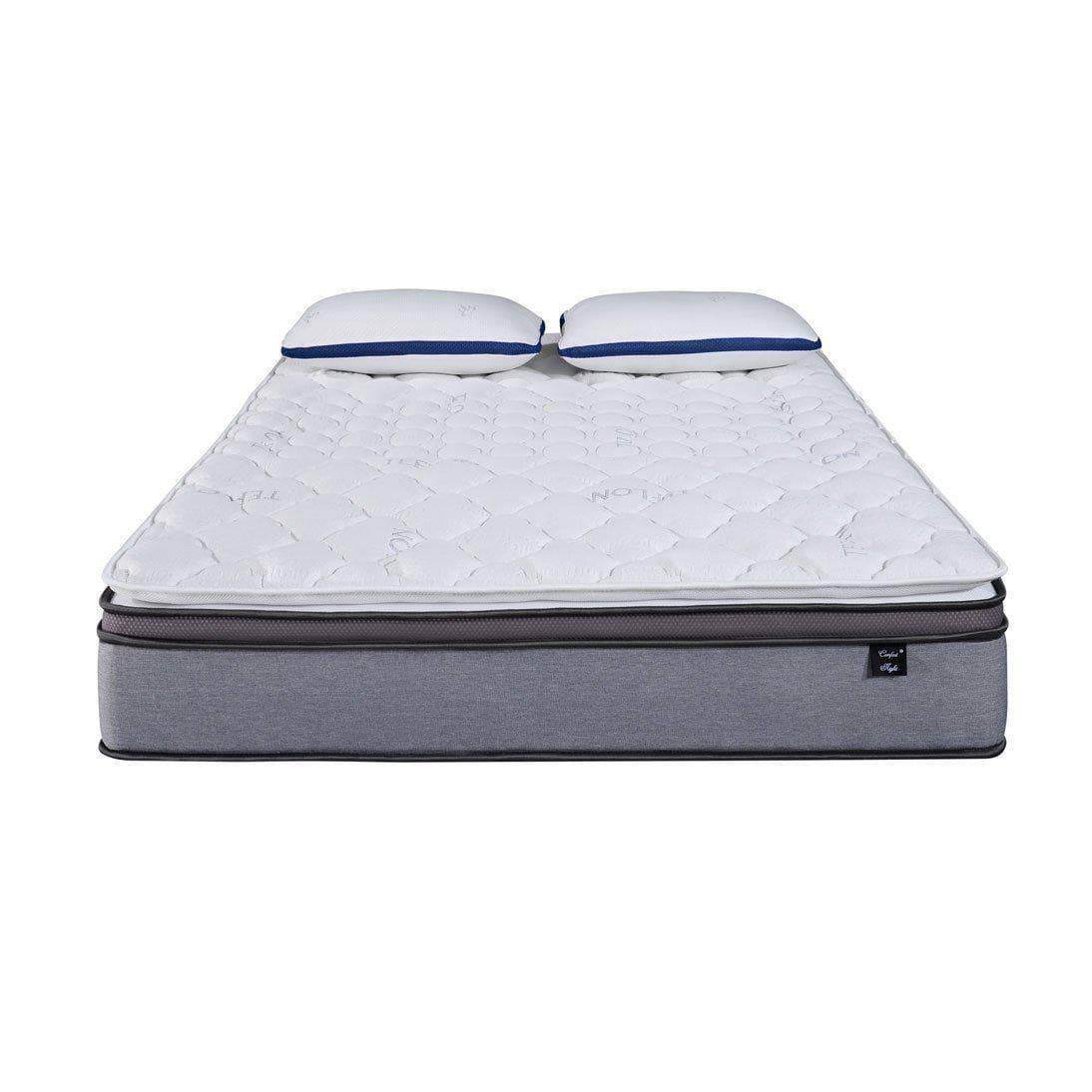 Somnuz™ Comfort Night 12 Inch Water Repellent Teflon Fabric Latex Individual Pocketed Spring Mattress Singapore