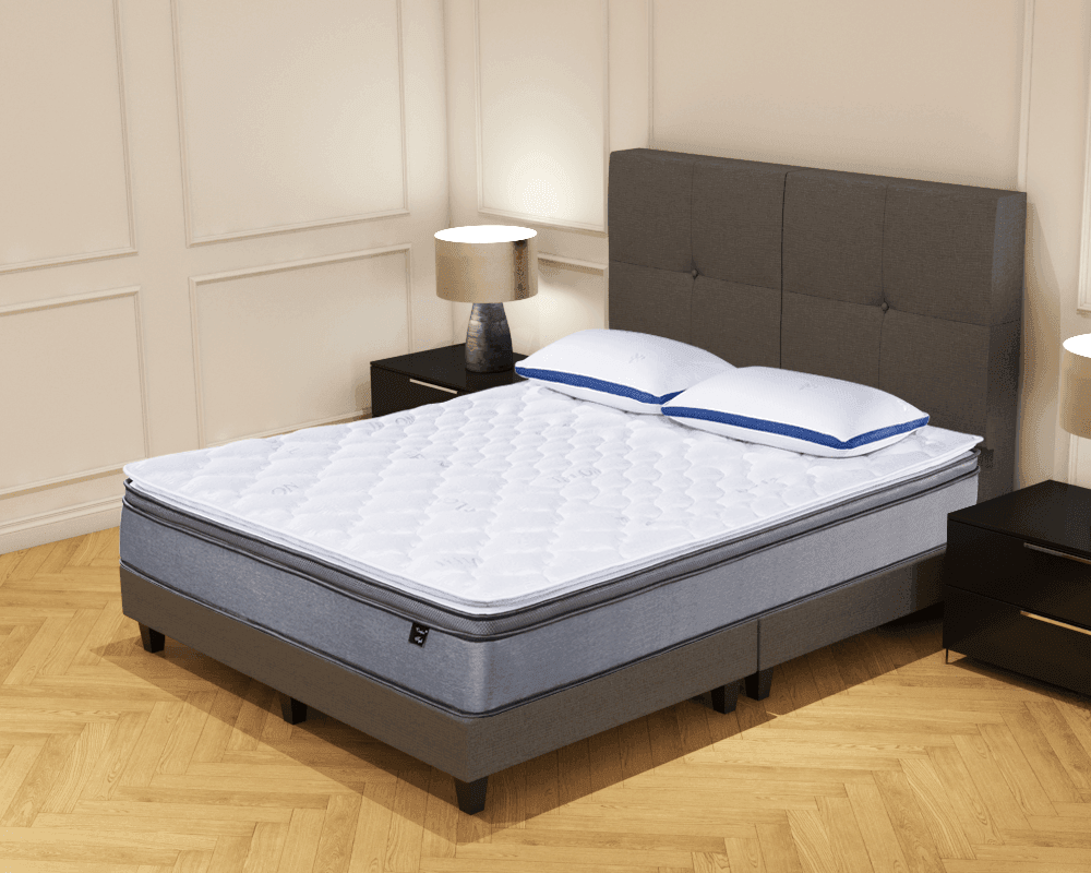 Somnuz™ Comfort Night 12 Inch Water Repellent Teflon Fabric Latex Individual Pocketed Spring Mattress Singapore